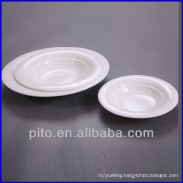 P&T porcelain factory deep plate, salad plate, serving plate